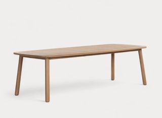 Mesa de jardín de madera de acacia en liquidación