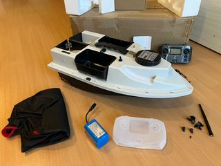 Barco RC Cebo Pesca + Mando y Batería