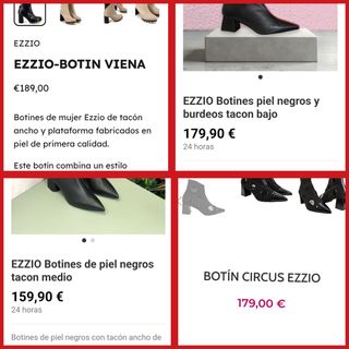 Ezzio Botines Piel 
Ocasión en Calzado de Primera 