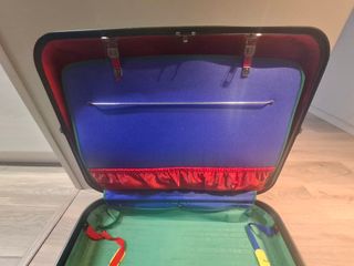 Maleta Benetton Vintage Roja Multicolor