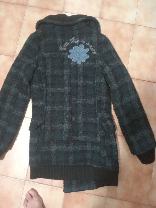 Abrigo-Chaqueta Desigual cuadros