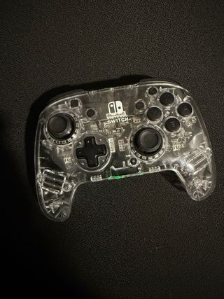 Mando Nintendo Switch Transparente Afterglow