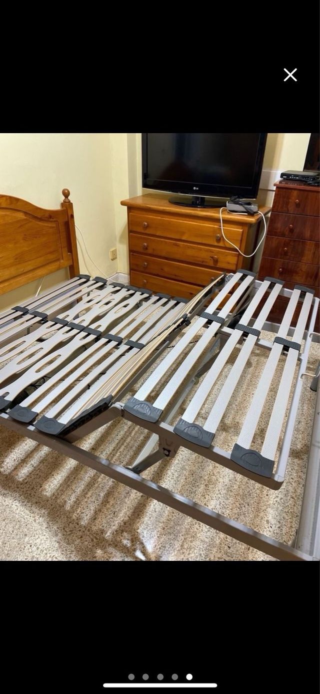 Cama Articulada Madera y Metal