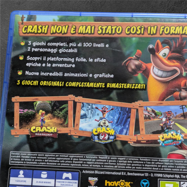 Crash Bandicoot N. Sane Trilogy PS4