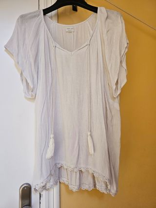 Blusa Beige Green Coast Talla S