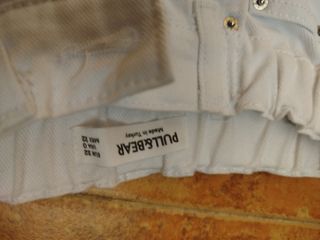 Bermudas vaqueras Pull and Bear niña blancas