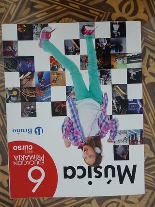 Libros de texto 6 primaria inglés y música.