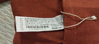 2 COJINES TERRACOTA,ZARA HOME