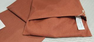 2 COJINES TERRACOTA,ZARA HOME