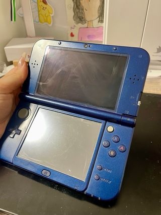 New Nintendo 3DS XL Azul + Juegos + Funda