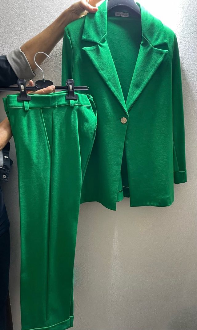 Tailleur Verde Donna