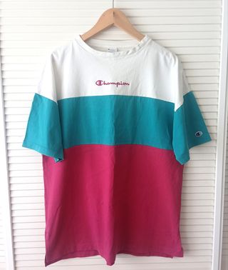 Camiseta Champion Vintage Tricolor