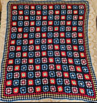 Manta Crochet azul
Multicolor