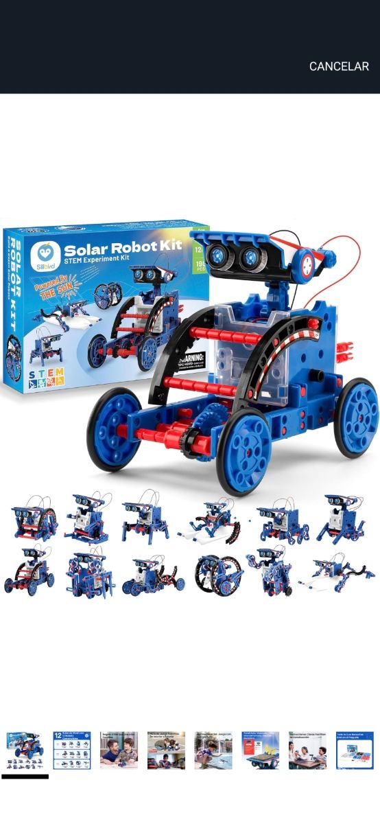 Kit Robótica Solar 12 en 1 STEM