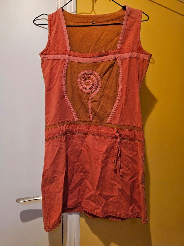 Vestido corto con estampado