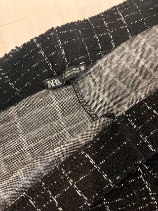 Pantalón de vestir cuadros otoño/invierno