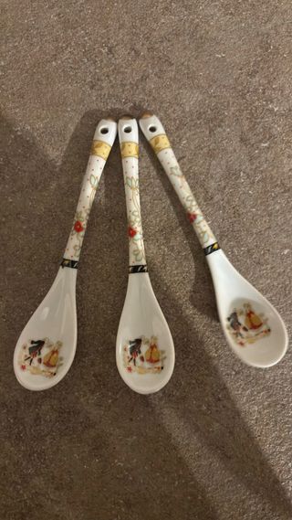 Cucchiaini ceramica decorati