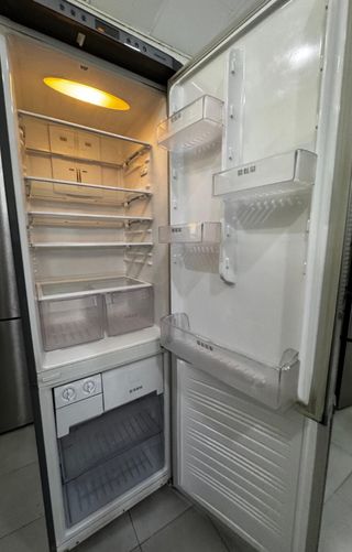 FRIGORÍFICO COMBI NO FROST SAMSUNG EN INOX 