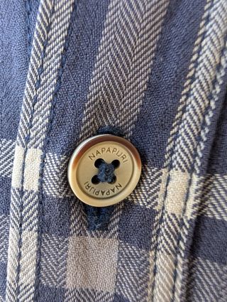 Camicia Napapijri a quadri blu e grigio