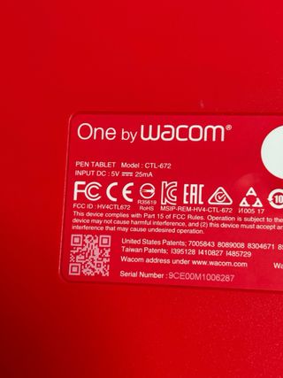 Tableta Gráfica Wacom One con Lápiz