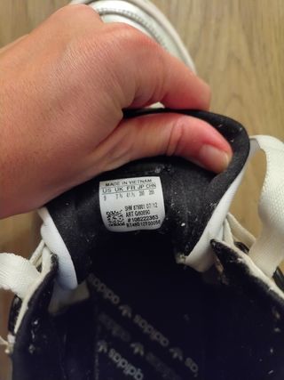 Zapatillas Adidas Talla 41 1/3 Plata