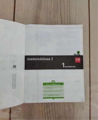 Matemáticas I. 1 Bachillerato. Savia