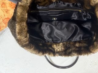 Bolso Moschino Marrón Pelo