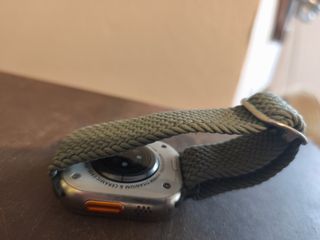 Imitación Apple Watch Ultra Verde/Plateado