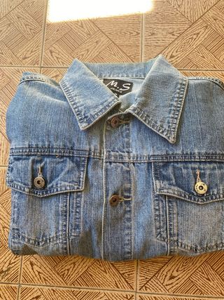 Giacca in Denim M.S. JEANS Blu Vintage