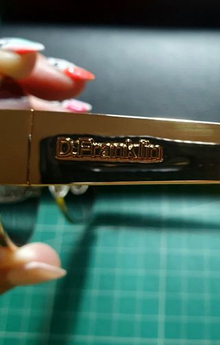 Gafas D. Franklin Unisex Negras y Doradas