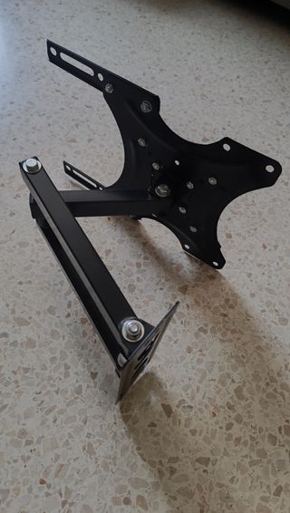 Soporte de pared para TV negro
