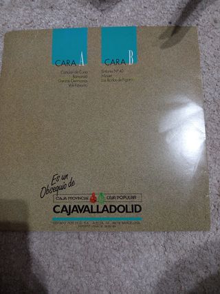 Vinilo Mozart Sinfonia 40 / Las Bodas de Figaro