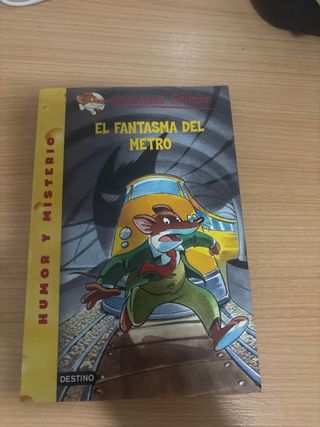 El fantasma del metro: Geronimo Stilton 12 (Spa...