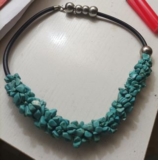 Collar Turquesa y Plata