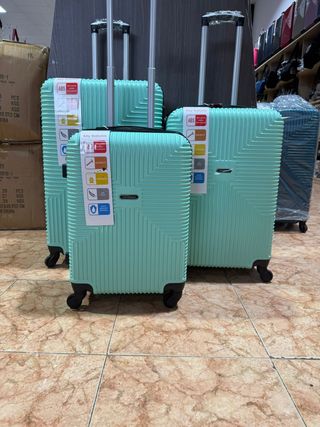Juego de 3 Maletas LOVEBAGS Turquesa