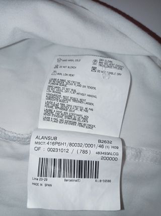 Camiseta sin mangas Burberry London Blanca