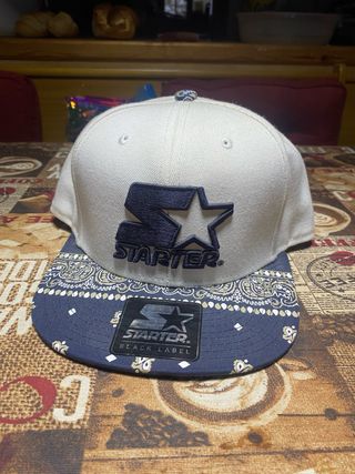 Gorra Starter Beige y Azul