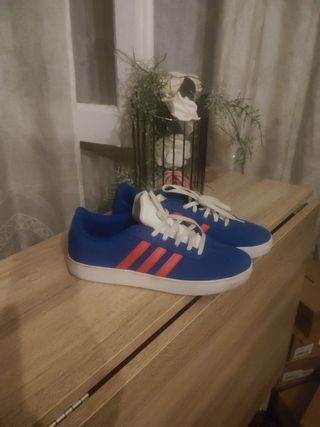 Zapatillas Adidas Azul/Rojo Talla 40
