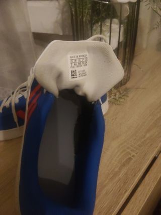 Zapatillas Adidas Azul/Rojo Talla 40