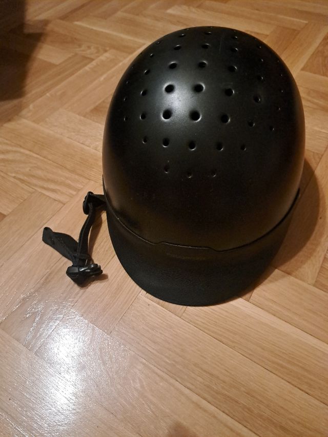 Casco de equitación negro talla L Para adultos.