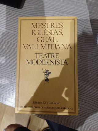 TEATRE MODERNISTA CATALÀ
