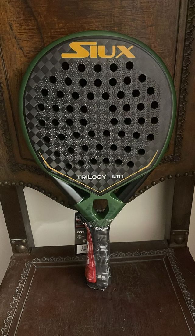 Pala de padel SIUX TRILOGY Elite 5 2025 12k rugosa