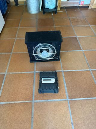 Kit Subwoofer y Amplificador Coche