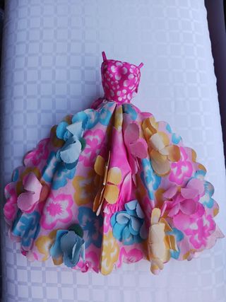 Vestido Barbie Original Flores