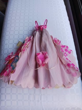 Vestido Barbie Original Flores