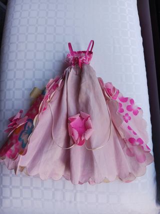 Vestido Barbie Original Flores