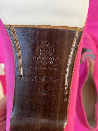 Zapatos de baile Begoña Cervera rosas