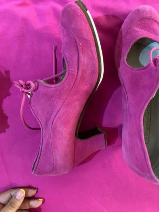 Zapatos de baile Begoña Cervera rosas