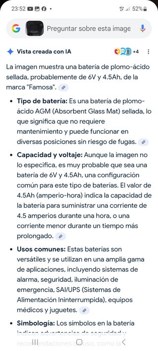 Batería Famosa