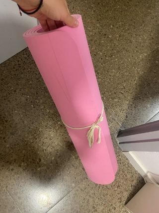 Esterilla de yoga rosa